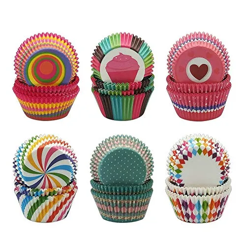 Muffinförmchen 600 Stück Muffins Papierförmchen 3.2 x 5 x 6.8cm Papier-Backförmchen für Pudding Dessert Hochzeit Party