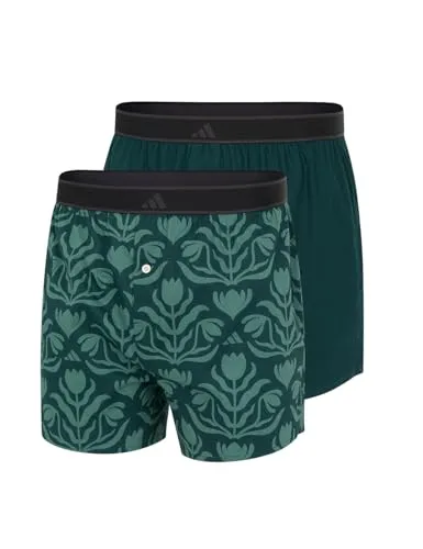 adidas Sportswear Boxer Active Woven (2-St) - Herrenunterhosen aus 100% Baumwolle, bequem und atmungsaktiv, ideal für sportliche Aktivitäten oder den Alltag.