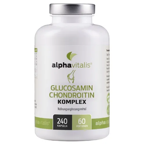 Alphavitalis® Glucosamin Kapseln mit Chondroitin MSM Hyaluron
