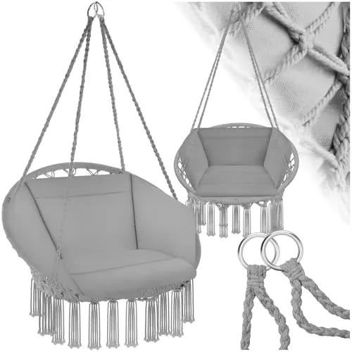 tectake® Hängesessel für Indoor und Outdoor von tectake