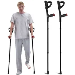 VEVOR Krücken Gehhilfe Unterarmgehstützen 140-180cm von Vevor