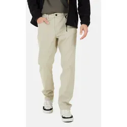 camel active Herren Relaxed Fit 5-Pocket Hose Beige - Bequeme Wanderhose aus Baumwollmix, ideal für Outdoor-Aktivitäten mit Relaxed Fit und praktischen 5-Pocket-Design.
