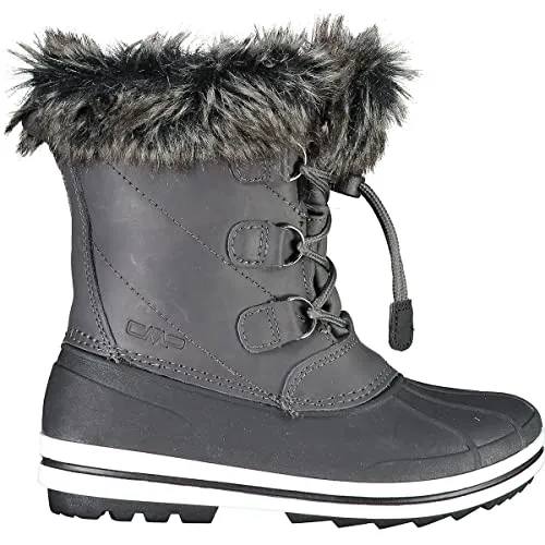 CMP Winterstiefel Anthilian Snow Boot WP - Wasserdichte Kinder Schneeboots in Grau, Größe 31 (13) - Wanderschuhe mit elegantem Actionleder-Obermaterial und warmem Kunstfellfutter für besten Komfort. Hoher Schnitt und wasserdichte Membran bieten optimalen Schutz für die kleinen Füße.