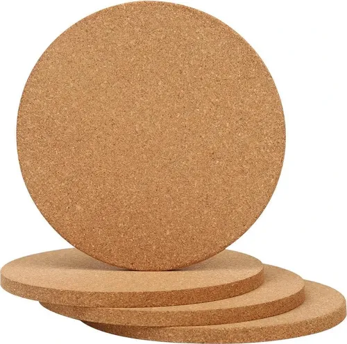 Wortek Topfuntersetzer Kork, 4er Set, 19cm Dutchmesser von wortek