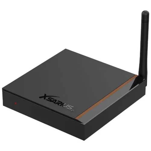 Xsarius Avant 3+ UHD 4K Android 11 TV Box - Media-Streaming-Client mit Android 11, Gigabit LAN, Bluetooth 5.0 und HDR10+ für ein beeindruckendes Heimkinoerlebnis in 4K UHD.