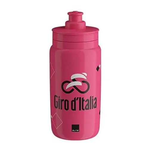 Elite Fly Giro d'Italia Iconic Rosa Edition Trinkflasche – Ultraleicht BPA-frei Geruchsneutral – Für Rennrad MTB Gravel – Limited Edition – 550 ml