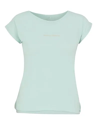Venice Beach T-Shirt VB Wonder Peppermint, M - Stylisches T-Shirt mit Rundhalsausschnitt und Gummibund-Saum. Der modische Print auf der Vorderseite sorgt für einen trendigen Look. Ideal für lässige Outfits und bequem durch die Baumwoll-Modal-Mischung.