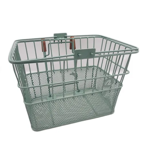 Retrospec Apollo Abnehmbarer Vorderradkorb aus Stahl - Fahrradkorb mit integrierten Haken für schnelle Montage, ergonomischem Griff und wetterfester Stahlkonstruktion – ideal für Einkäufe und Picknicks.