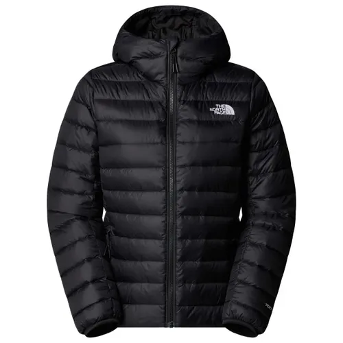 THE NORTH FACE W CLASSIC DOWN HOODED JACKET Damen Daunenjacke XXL schwarz - Funktionsjacken, extrem warm dank 700er-Daunenfüllung und wetterfest, ideal für kalte Temperaturen und Outdoor-Aktivitäten.