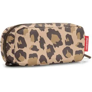 Reisenthel Federmäppchen Multicase, Schlamperetui, leo macchiato - Praktisches Federmäppchen aus wasserabweisendem, 100% recyceltem Polyester, ideal für Schule, Reisen oder Kosmetik. Maße: 21 x 10 x 7 cm.