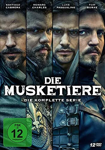 Die Musketiere - Die komplette Serie LTD. [12 DVDs] - Packende Abenteuer der Musketiere, ideal für Fans von historischen Filmen, freigegeben ab 12 Jahren.