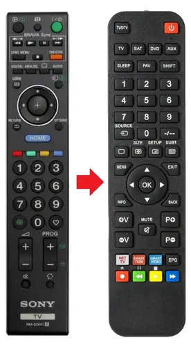 Fernbedienung passend für SONY 148077812 | KD-32W4000 | KD32W4000