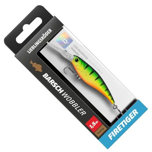 Lieblingsköder Barschwobbler 6cm 5,3g - Wobbler, Farbe Lieblingsköder:Firetiger