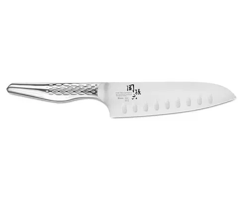 KAI Asiamesser Santoku Kochmesser 165mm - Sekimagoroku Shousou - Küchenmesser mit 165mm Klinge, ideal für präzises Schneiden und vielseitige Anwendungen in der asiatischen Küche.