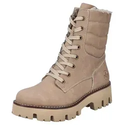 Rieker Damen Combat Boots Y3330 - Wanderschuhe, gefütterte Stiefeletten für optimalen Komfort und Wärme, ideal für den Übergang und kalte Tage.