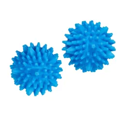 Wenko Trocknerbälle, blau, 2er Set - Trocknerbälle für weiche und knitterfreie Wäsche, energie- und zeitsparend, wiederverwendbar – für optimale Luftzirkulation im Wäschetrockner.