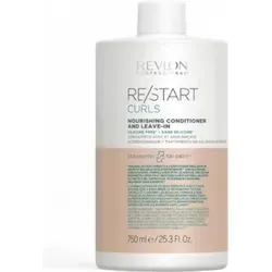 Revlon Professional Restart Curls Nourishing Conditioner 750 ml - Haarspülung für lockiges Haar – spendet intensive Feuchtigkeit, entwirrt und definiert Locken für geschmeidigen Schwung. Ideal für die tägliche Pflege und Frizz-Kontrolle.