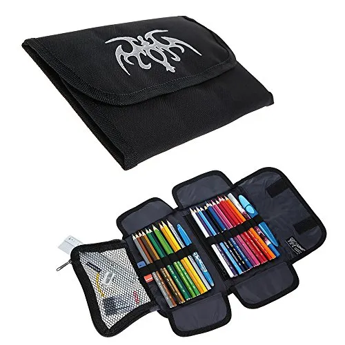 Elephant Federmäppchen XL Schülermäppchen Mäppchen/Tattoo Schwarz