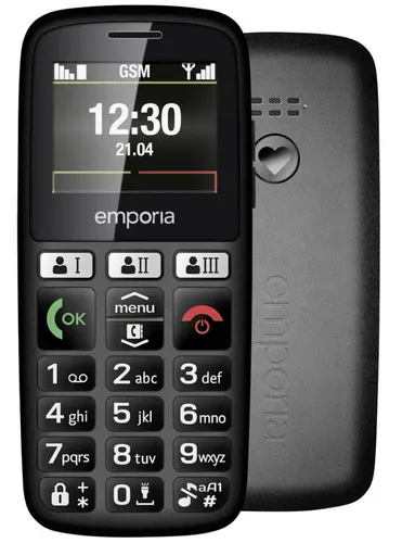 Produktbild Emporia HAPPY 70 g Schwarz Einsteigertelefon