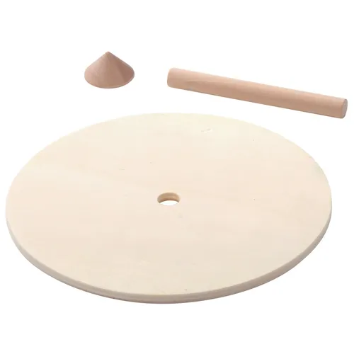 EDUPLAY Spielkreisel mit 10 Scheiben, Ø 15 cm, 11-teilig (1 Set)