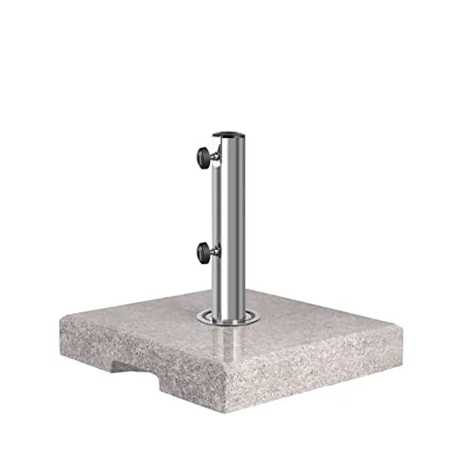 Sekey Granit Sonnenschirmständer mit Edelstahlrohr von Sekey