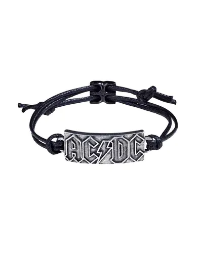 AC/DC Armband Lightning Band Logo 3D sculpted pewter Nue offiziell Schwarz Size