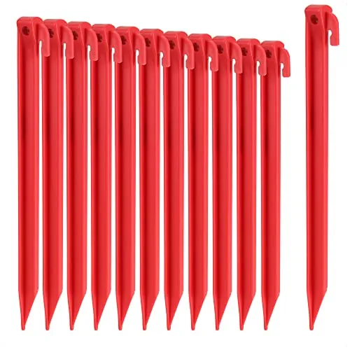 Produktbild com-four® 12x Zelt-Heringe aus Kunststoff