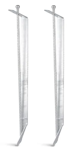 Alberts 2x Sturmanker Windanker Pfostenstütze - Robuste Sturmsicherung für Holzzäune, korrosionsbeständig und ideal für hohe Windlasten. Enthält 2 Sturmanker für stabile Gartenkonstruktionen.