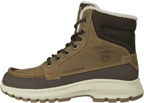 Helly Hansen Garibaldi V3 Wanderstiefel Braun EU 43 - Hochwertige Wanderschuhe aus wasserdichtem Leder mit PrimaLoft® Eco Isolation für warmen Komfort und HH® Max-Grip Sohle für optimale Griffigkeit.