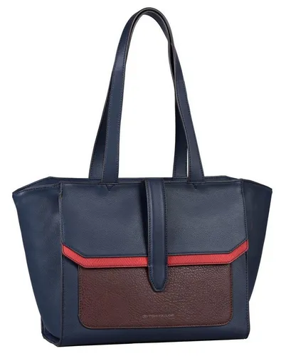 TOM TAILOR Shopper Amely - Stilvoll und Geräumig - Shopper in Mixed Maritim Design, mit geräumigem Hauptfach und praktischen Fächern. Ideal für modebewusste Frauen, die Qualität und Stil schätzen.