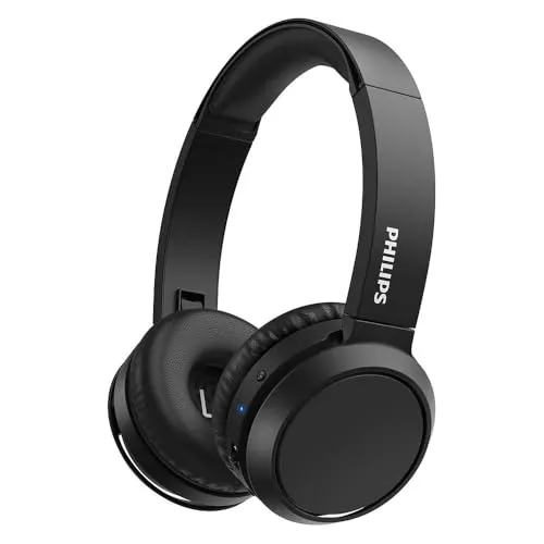 PHILIPS On Ear Kopfhörer H4205BK - Bluetooth mit 29 Stunden Wiedergabezeit, Bass Boost-Taste und Schnellladefunktion für kraftvollen Sound