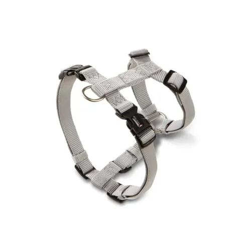 Wolters Geschirr Professional für Mops & Co. – Größe M, Silber - Hochwertiges Geschirr für Mops & Co., Größe M (40-55 cm), aus strapazierfähigem Material, ideal für sicheres und bequemes Gassi gehen. Perfekt für aktive Hunde!
