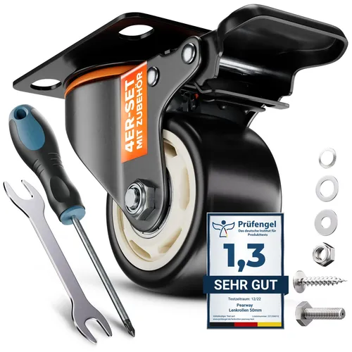 ™ Schwerlastrollen 75mm von pearway
