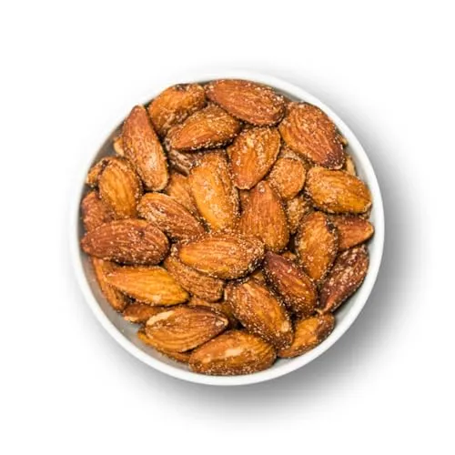 Frucht - gesalzene Mandeln mit Haut geröstet, 500g, Neue Ernte 2025, ganze Nüsse mit Schale, Knabberspaß Mandelkerne gesalzen, Salzmandeln geröstet, Snack zum Wein Mandeln Spanien 1001