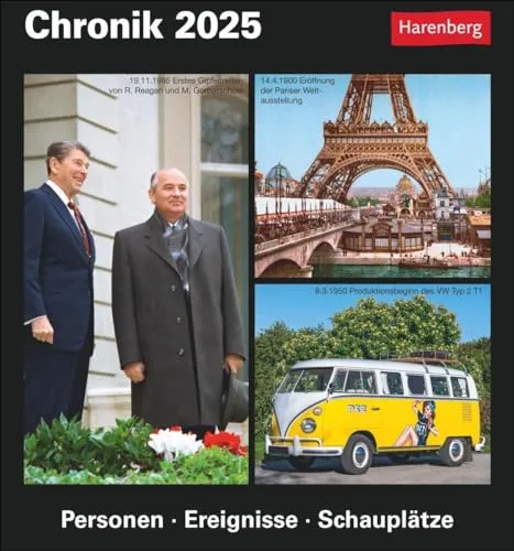 Chronik Tagesabreißkalender 2025 von Harenberg