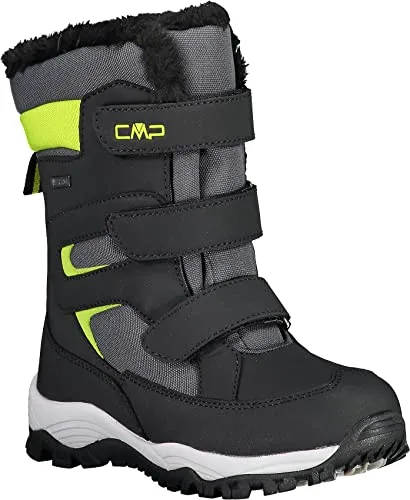 CMP Unisex Kinder Børn heks sne båd KIDS HEXIS SNOW BOOT WP, Schwarz, 30 EU - Wanderschuhe für Kinder mit wasserfestem Obermaterial und warmem Innenfutter, ideal für Schneeabenteuer und Outdoor-Aktivitäten.