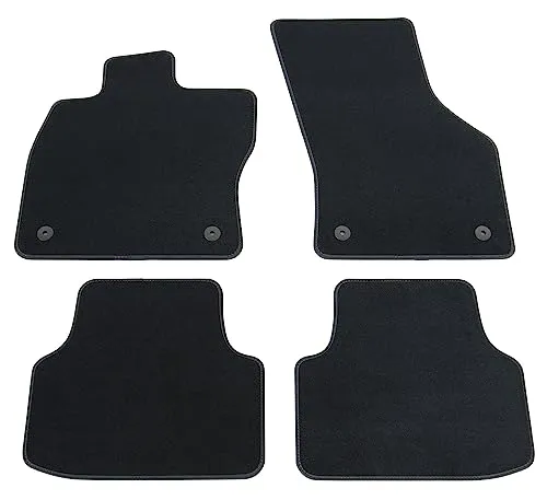 AD Tuning HGP17163V-ORA Premium Velours Qualität Fußmatten 4-teilig Autoteppiche