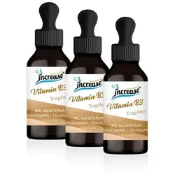 Liposomale Vitamin B3 Tropfen - 500mg pro Tag, Nimm 3, zahl 2 Aktion - Hochdosierte Vitamin B3 Tropfen in pflanzlicher Qualität, ideal für die tägliche Einnahme. Jede Flasche enthält 15.000 mg Vitamin B3 für eine optimale Versorgung.