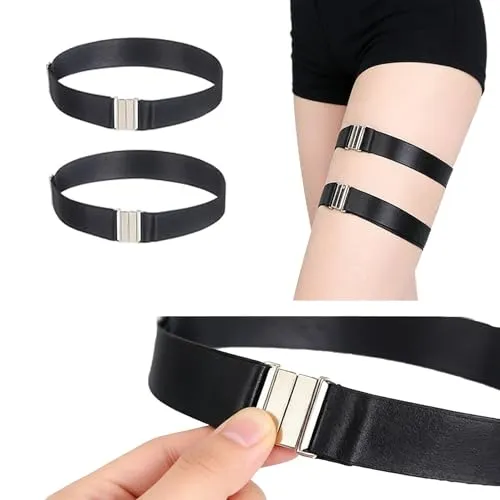 Stück Oberschenkel Strumpfgürtel,Strumpfhalter Damen,Strapse,Verstellbares Strumpfband Mit Schnallenverschluss,Hohe Elastizität,Sexy Strapshalter Für Halloween-Karnevalsparty Rollenspiel-Accessoire 2