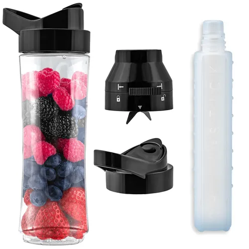 Berdsen 600ml Mixbecher Trinkflasche für Blender BD-754/755 mit Kühlstab