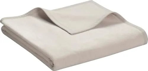 Biederlack Kniedecke Unicolour - Kuscheldecke in vielen Farben - Bettdecken: Einfarbige Wohndecke aus 50% recycelter Baumwolle, strapazierfähig und ideal als Sofadecke oder Tagesdecke.