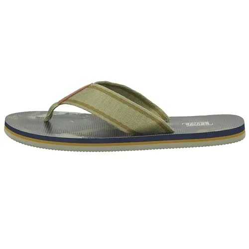 camel active Herren Beach Flipflop, Khaki Green, 44 EU
