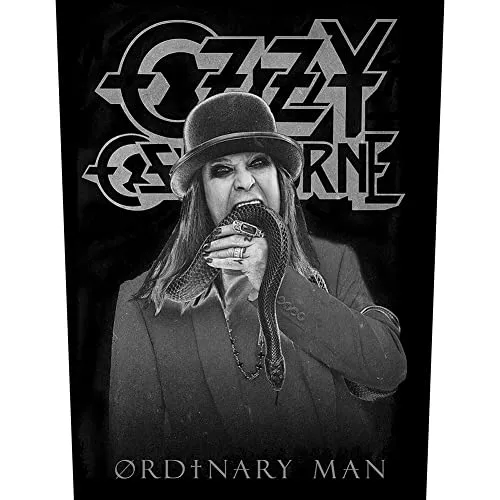 Razamataz OZZY OSBOURNE RÜCKENAUFNÄHER BACKPATCH # 3 ORDINARY MAN 36x29cm AUFNÄHER FLICKEN
