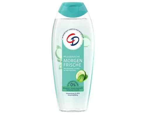 CD Morgenfrische Dusche 250ml - Duschgel mit erfrischendem Duft für einen belebenden Start in den Tag, perfekt für die tägliche Körperpflege.