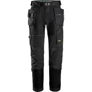 Snickers Workwear FlexiWork Arbeitshose plus mit HP - Ergonomische Arbeitshose mit Hightech bodymapping Design, ideal für maximale Bewegungsfreiheit und Komfort. Robuste Cordura Verstärkungen sorgen für hohe Haltbarkeit.