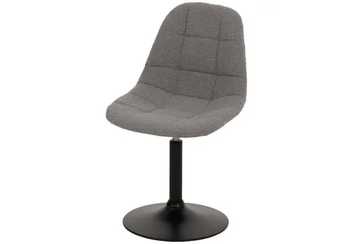 PROREGAL® Esszimmerstuhl Esszimmerstuhl drehbar, Material, Farbe (1 St), bequemer um 360° drehbarer Schalensitz