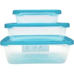 Satz von 3 Stück von Behältern 