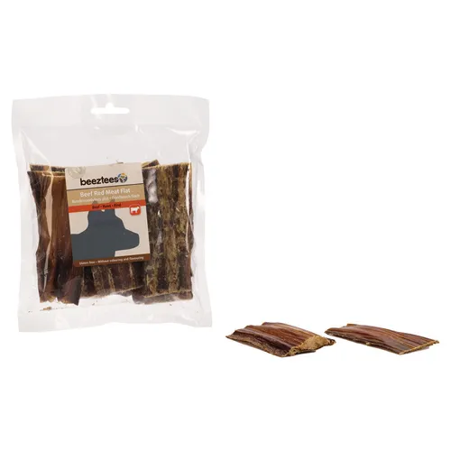 Beeztees Hundesnack rotes Rindfleisch flach 100 g, UVP 6,49 EUR, NEU