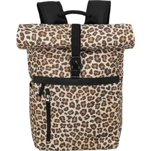 Travelite BASICS Rollup Rucksack, Leopard – Flexibel und stilvoll - Der Travelite BASICS Rollup Rucksack bietet variabel anpassbaren Stauraum und hohen Tragekomfort. Ideal für Arbeit, Ausflüge oder Reisen – mit sicherem Laptopfach und praktischen Außentaschen.