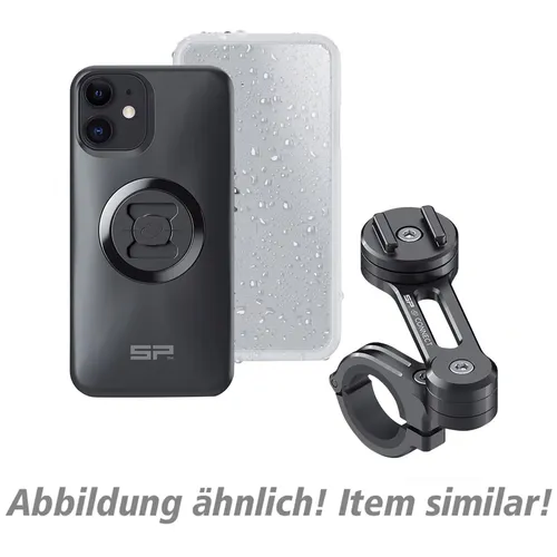SP CONNECT Moto Bundle für S20 - Standard Handyhüllen mit wasserdichtem Weather Cover für optimalen Schutz und einfache Montage an verschiedenen Lenkergrößen – ideal für alle Wetterbedingungen!
